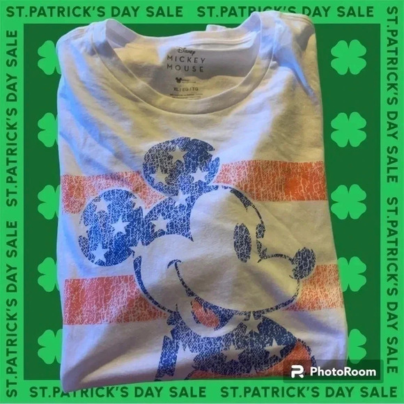 Disney Mickey Mouse Graphic Men’s Short Sleeve White T-Shirt Size XL - Picture 4 of 4